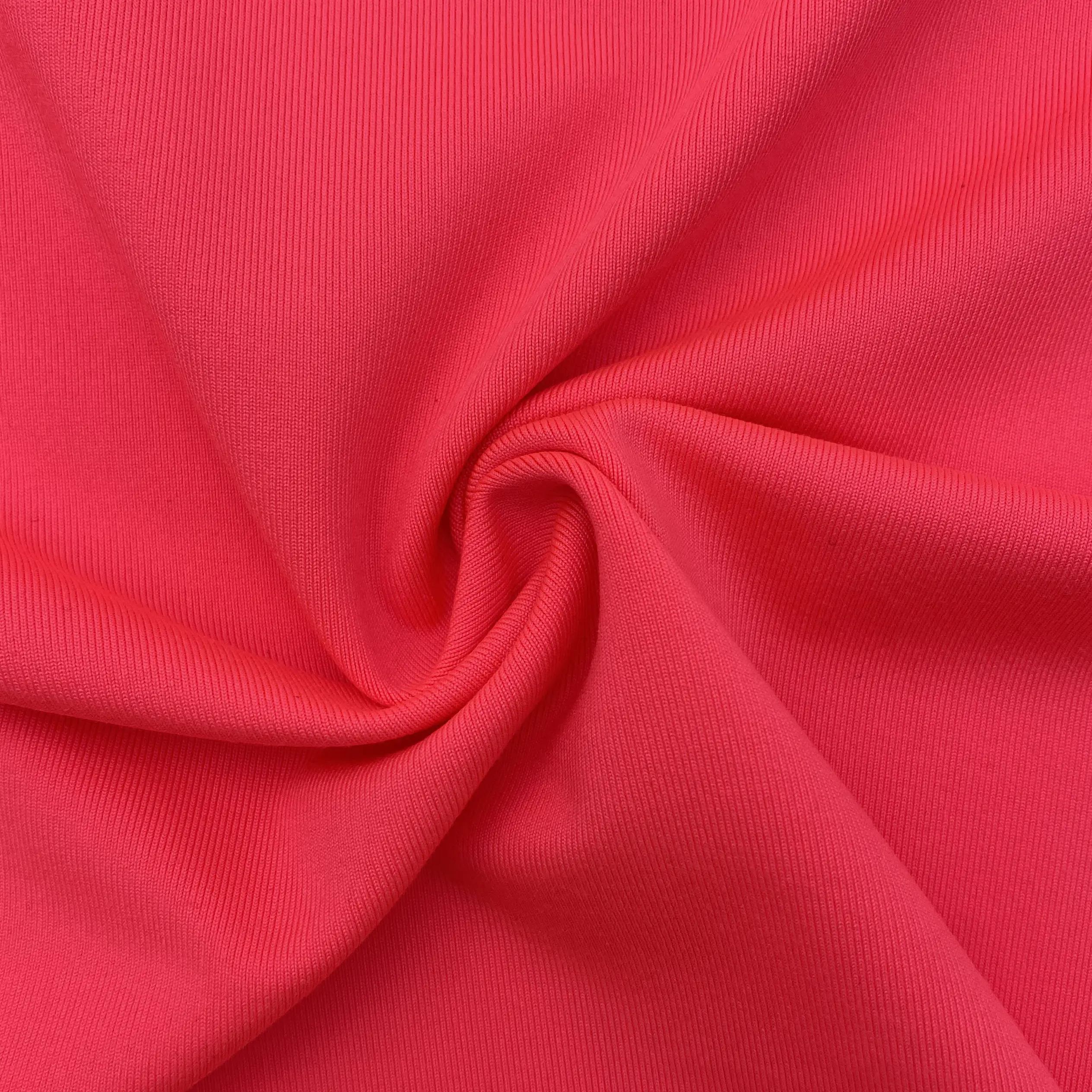 88% POLYESTER 12% SPANDEX BERAT: 200GSM LEBAR: 155CM KAIN JERSEY TUNGGAL NEON PINK