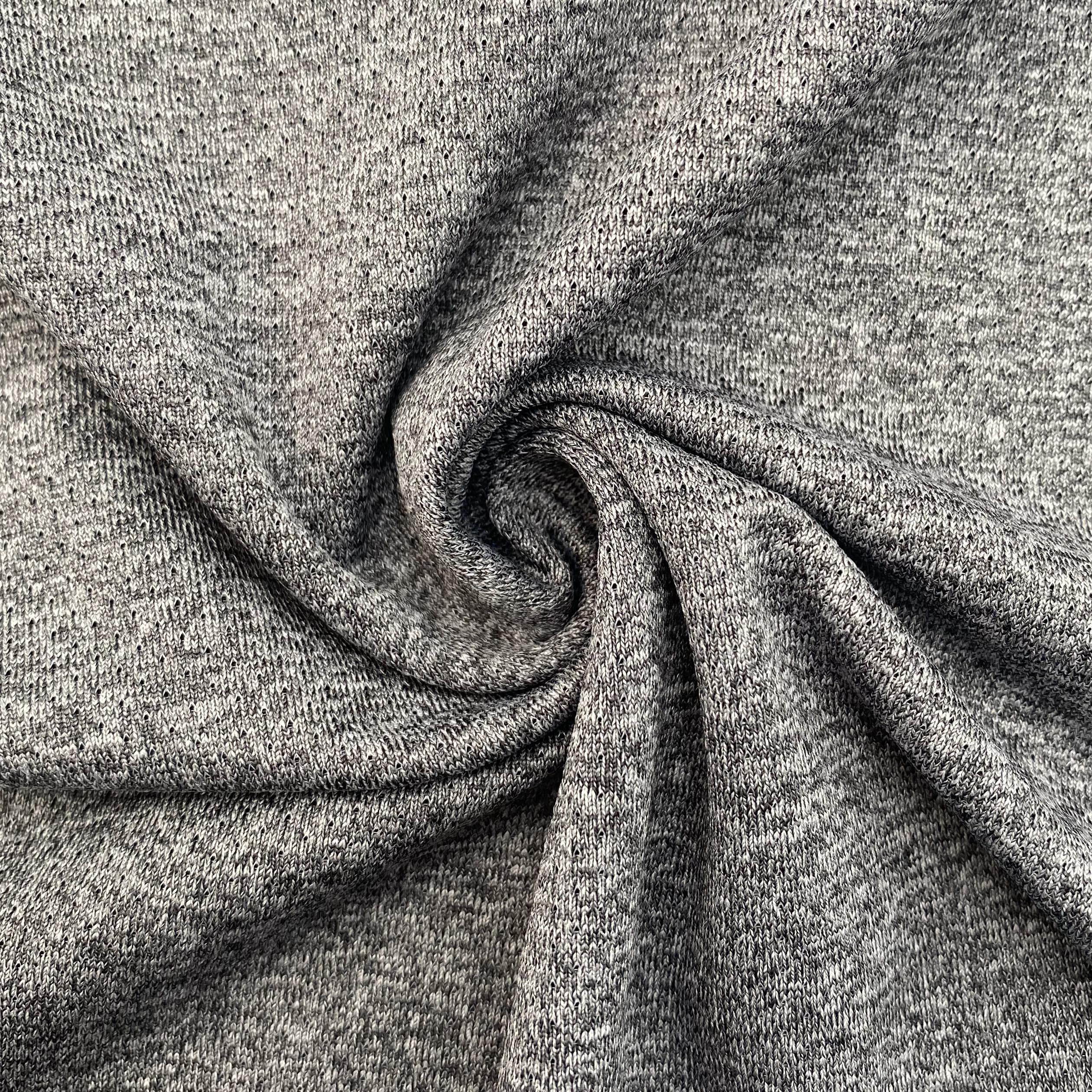 3% POLYESTER 86% KATIONIK 11% SPANDEX 175GSM 155CM KAIN MESH ABU-ABU