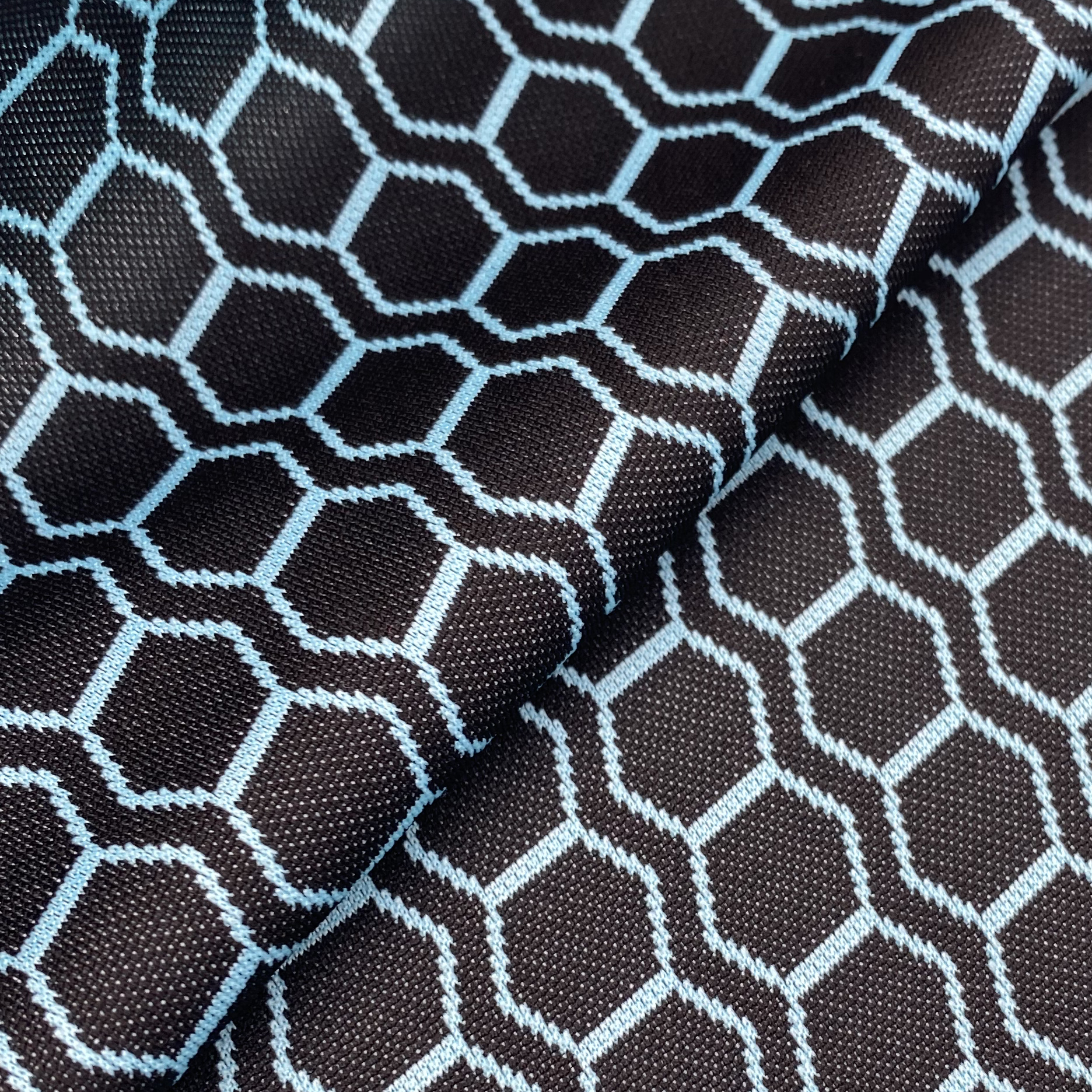 100% POLYESTER 150GSM 170CM KAIN POLYESTER DAUR ULANG SARANG MADU